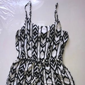 Black and White Romper
